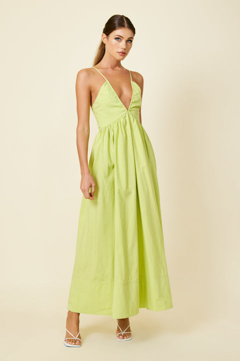 Lime Hollis Dress